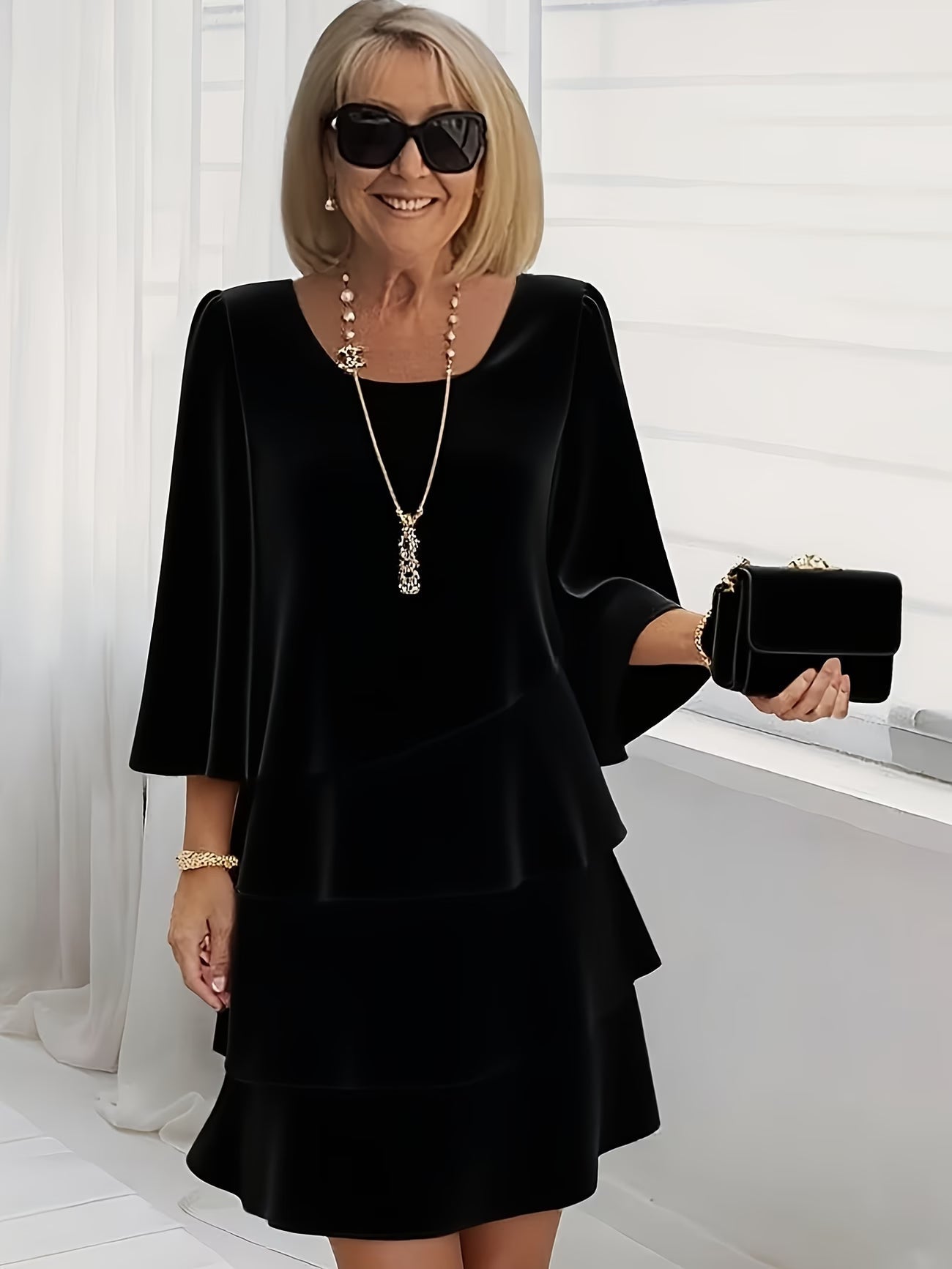 Catherine | Vestido Elegante con Volantes