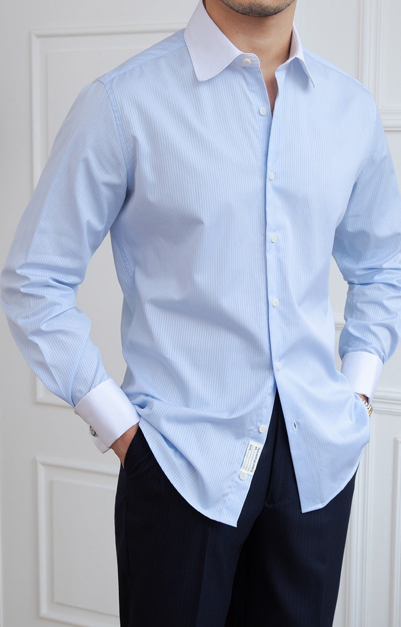Camisa de Vestir "Wall Street" a Rayas