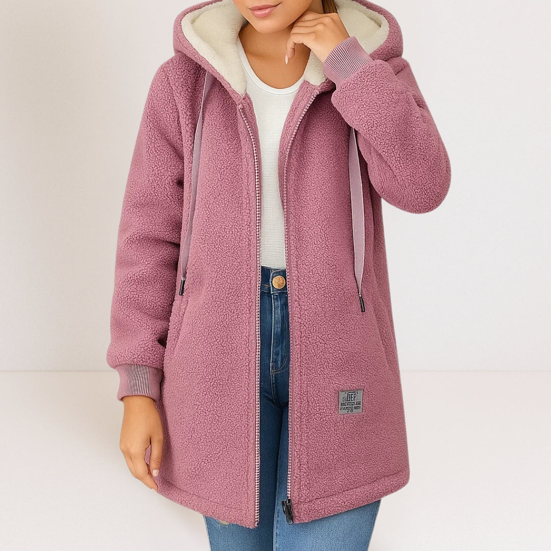 Chamarra polar Phoebe color rosa