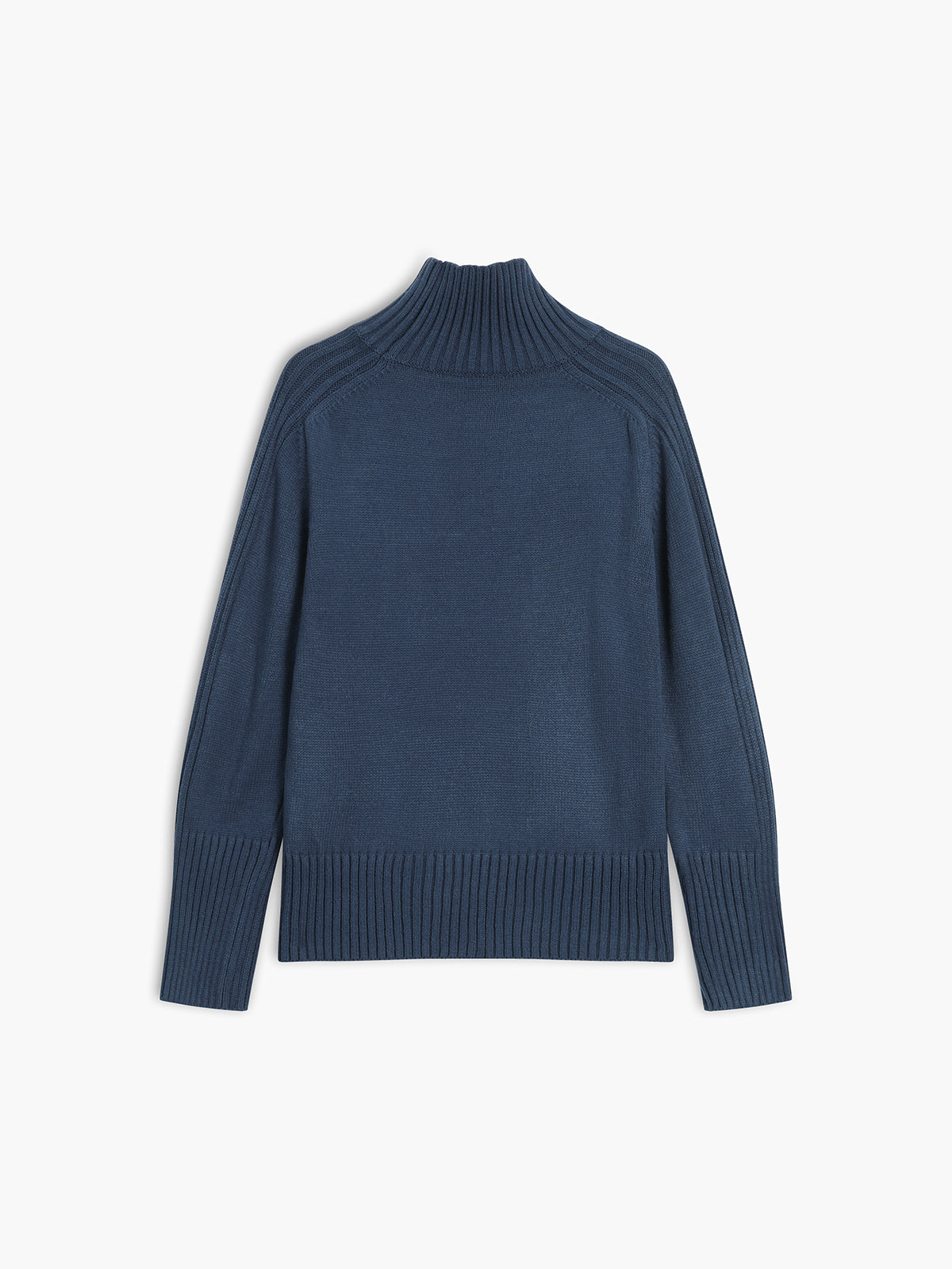 Fern | Suéter Acanalado de Cuello Semialto