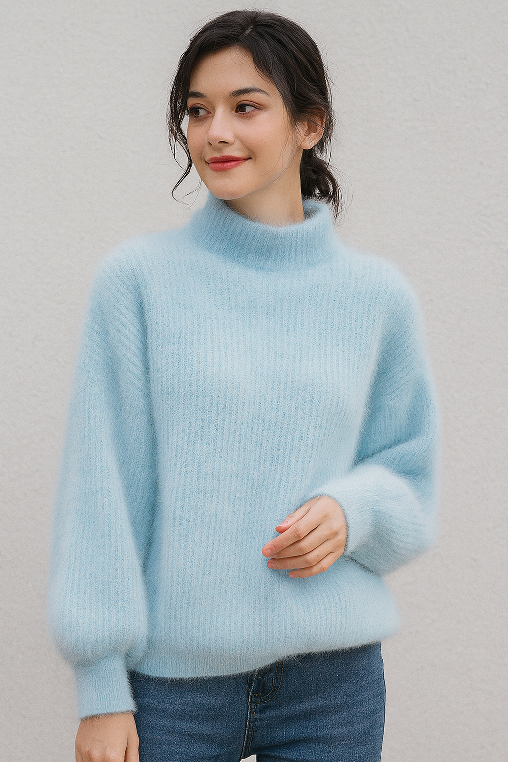 Saskia | Suéter Suave de Cuello de Tortuga