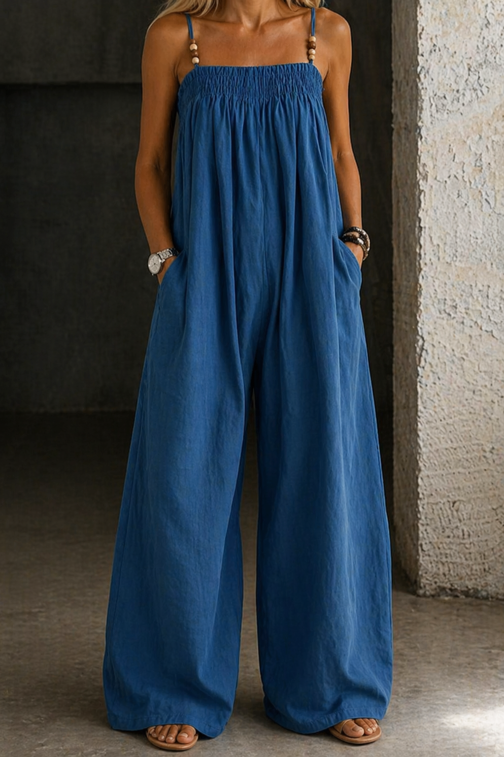 Madison | Jumpsuit de Mezclilla Pierna Ancha