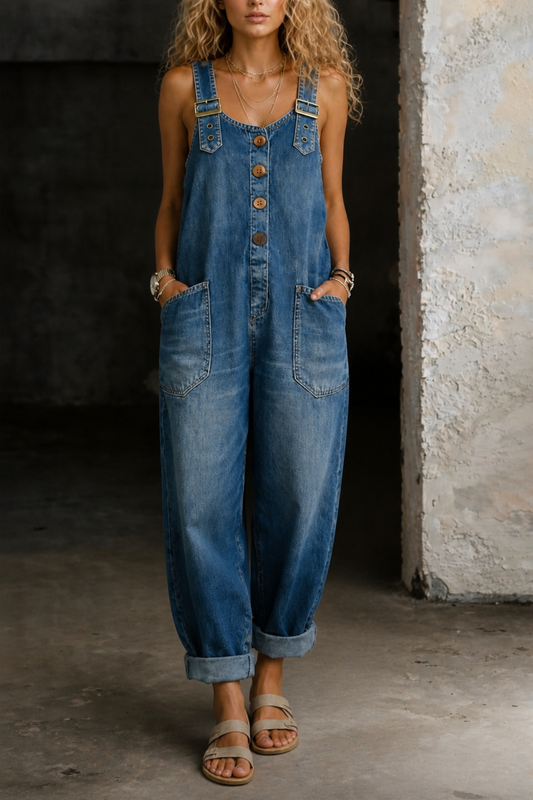 Moxelle | Jumpsuit Overol de Mezclilla