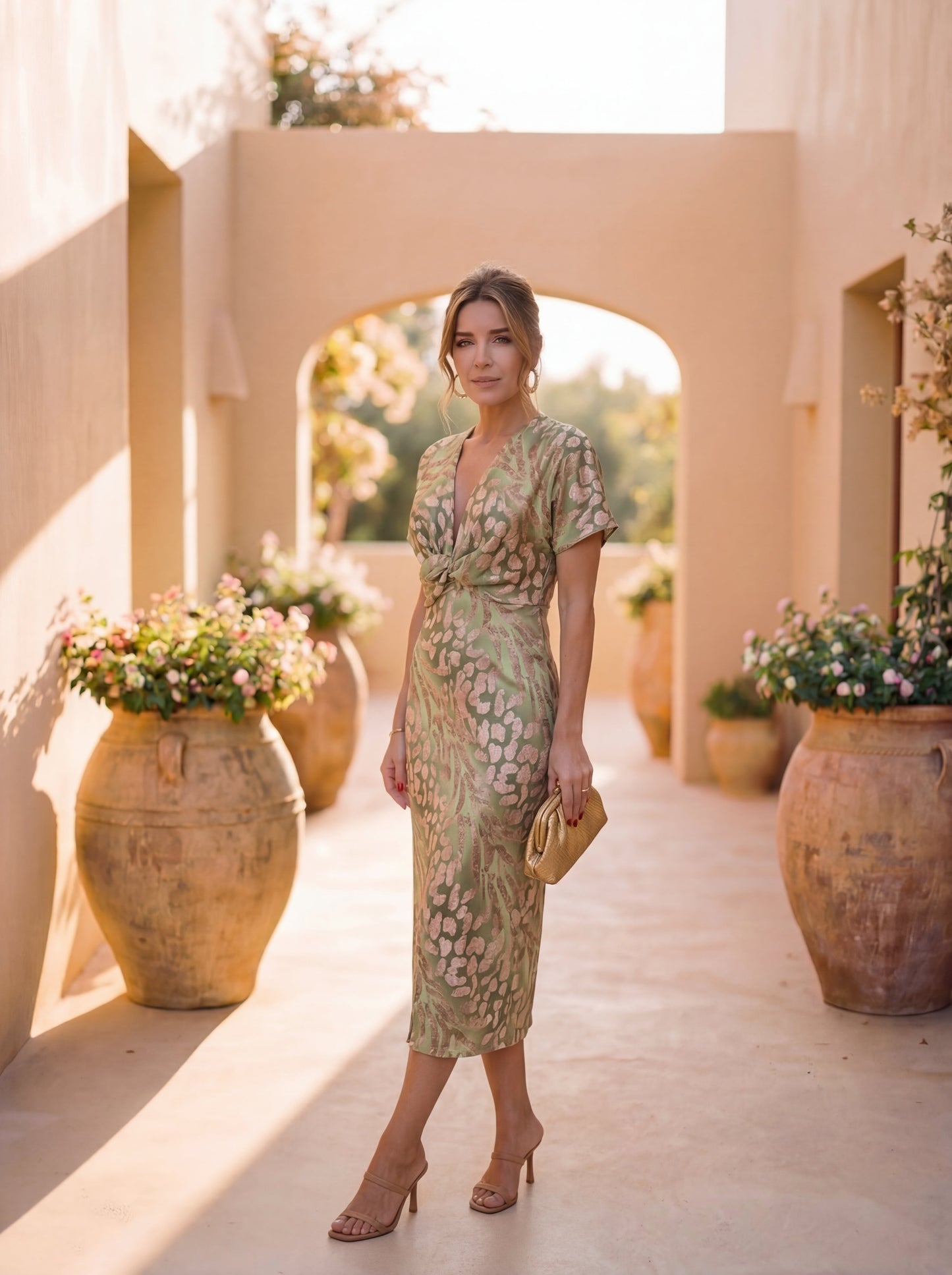 Adele | Elegant Dress in Light, Flowing Fabric