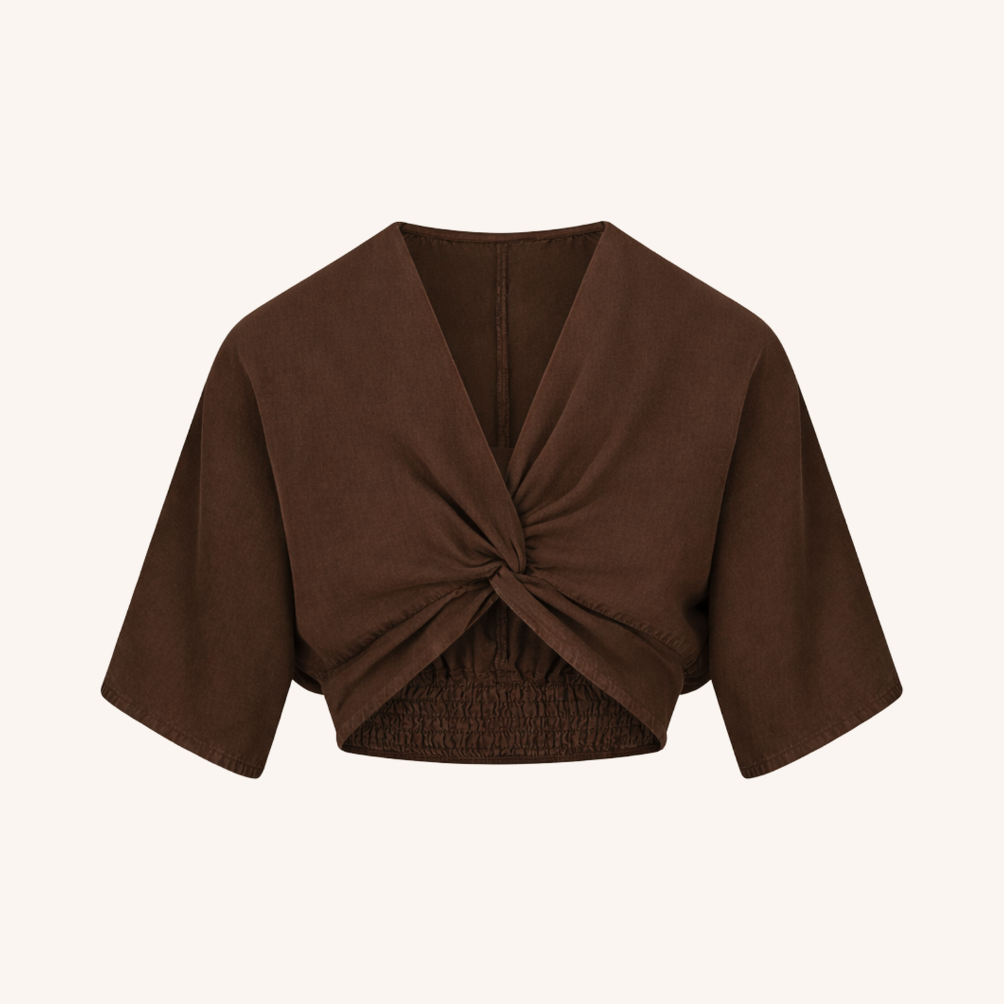 Crop top con nudo Merit