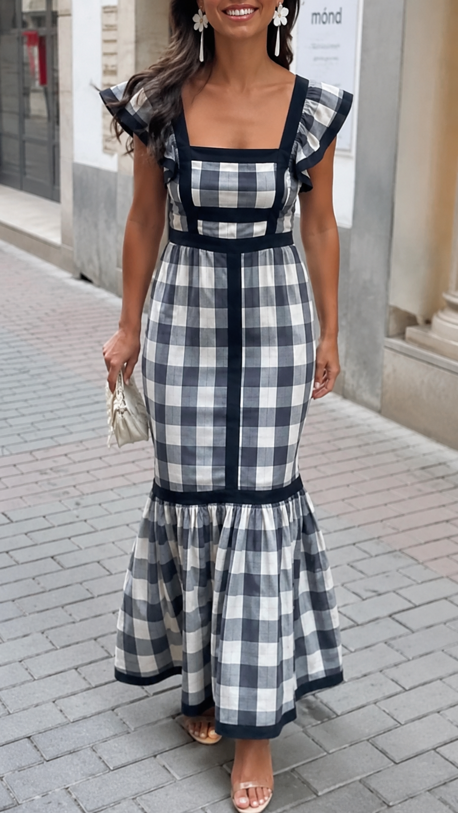 Dianne | Long Striped Dress