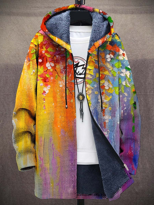 Delia | Cárdigan artístico con capucha