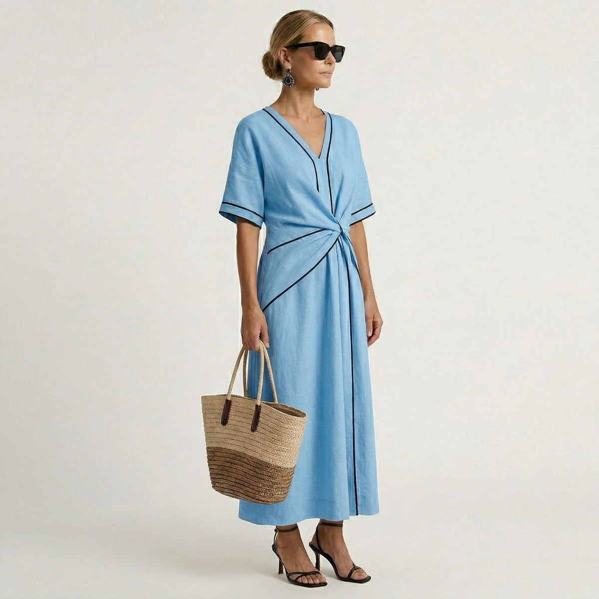 Mila | Vestido Elegante con Cintura Favorecedora, Chic para Vacaciones