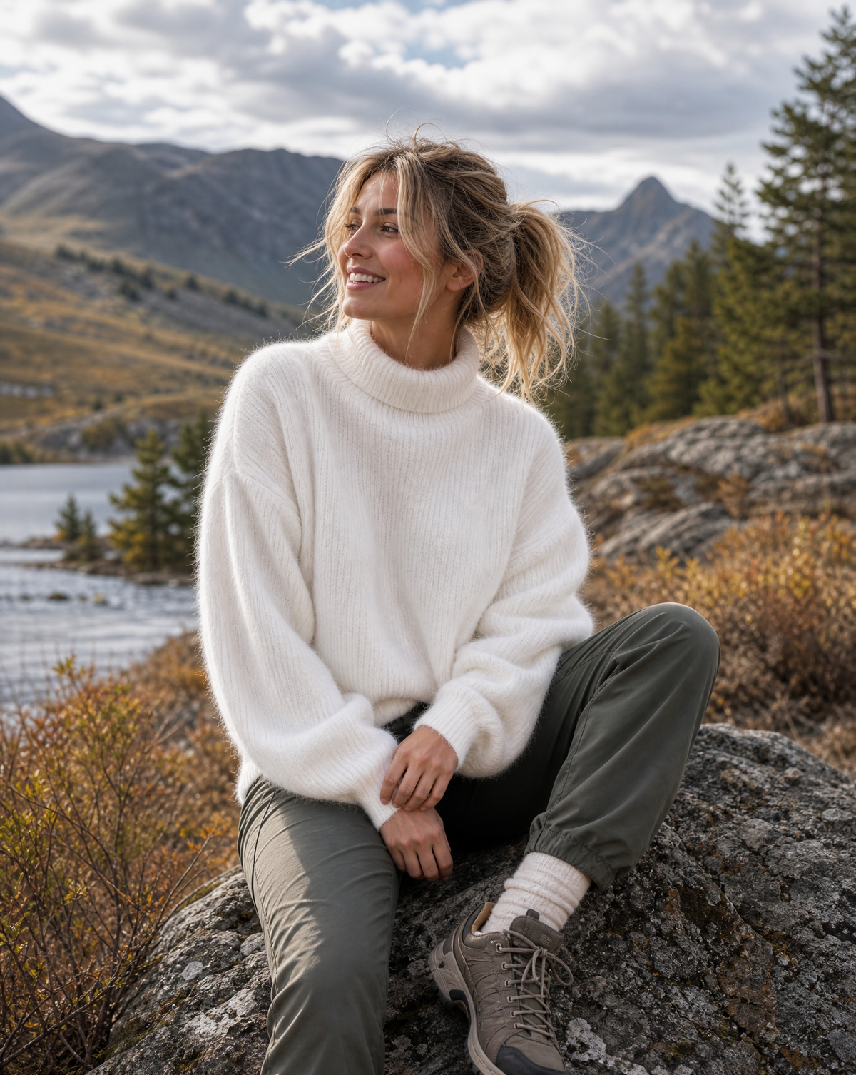 Saskia | Suéter Suave de Cuello de Tortuga