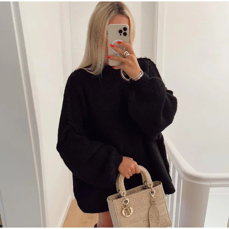 June | Suéter de Punto Oversize Acogedor