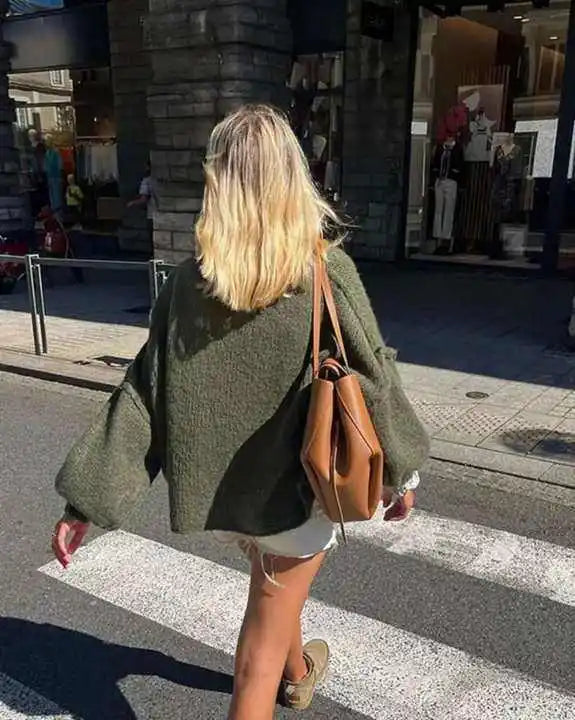June | Suéter de Punto Oversize Acogedor