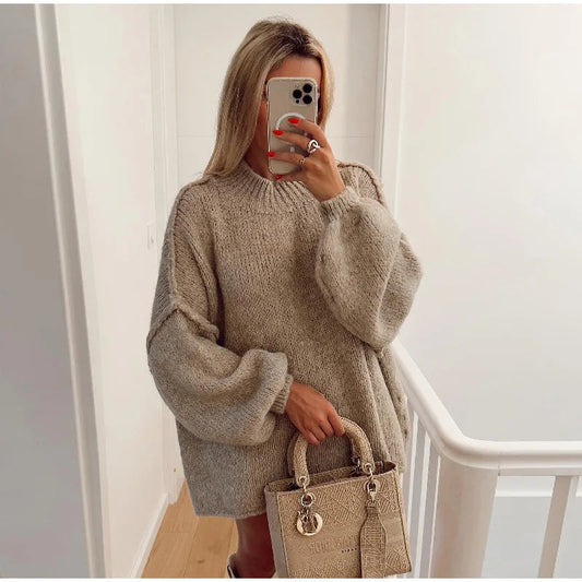 June | Suéter de Punto Oversize Acogedor