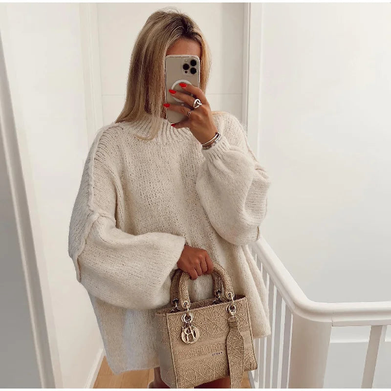 June | Suéter de Punto Oversize Acogedor
