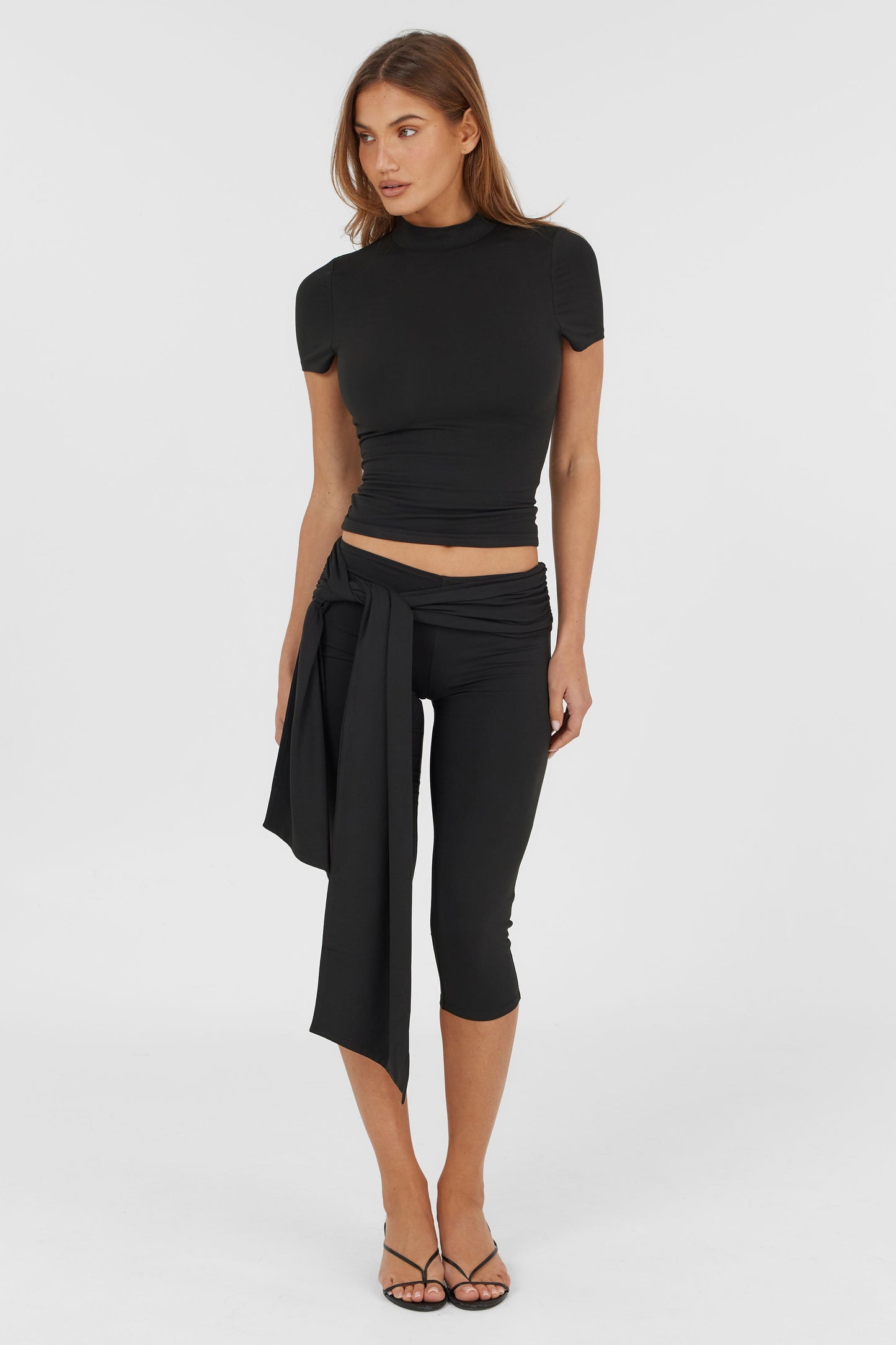 Pantalón Capri Elvira Negro