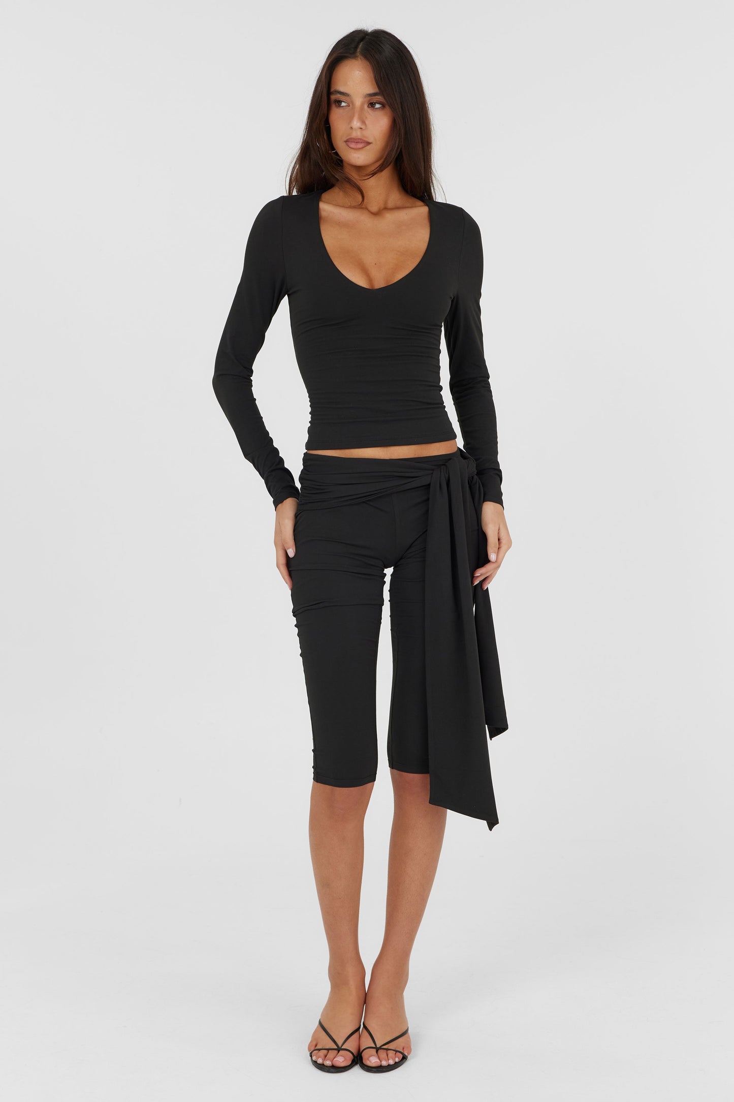 Pantalón Capri Elvira Negro