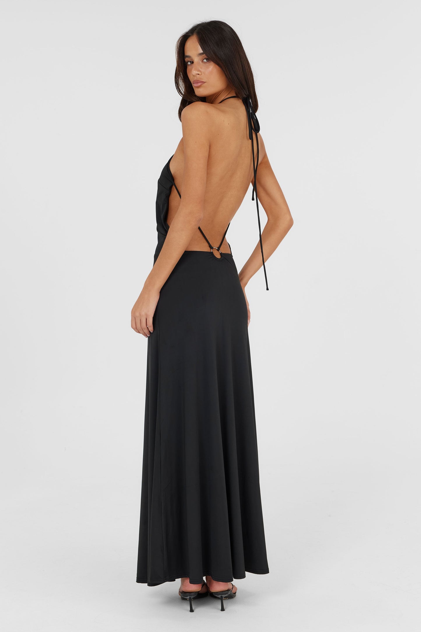 Vestido Largo Giselle Negro