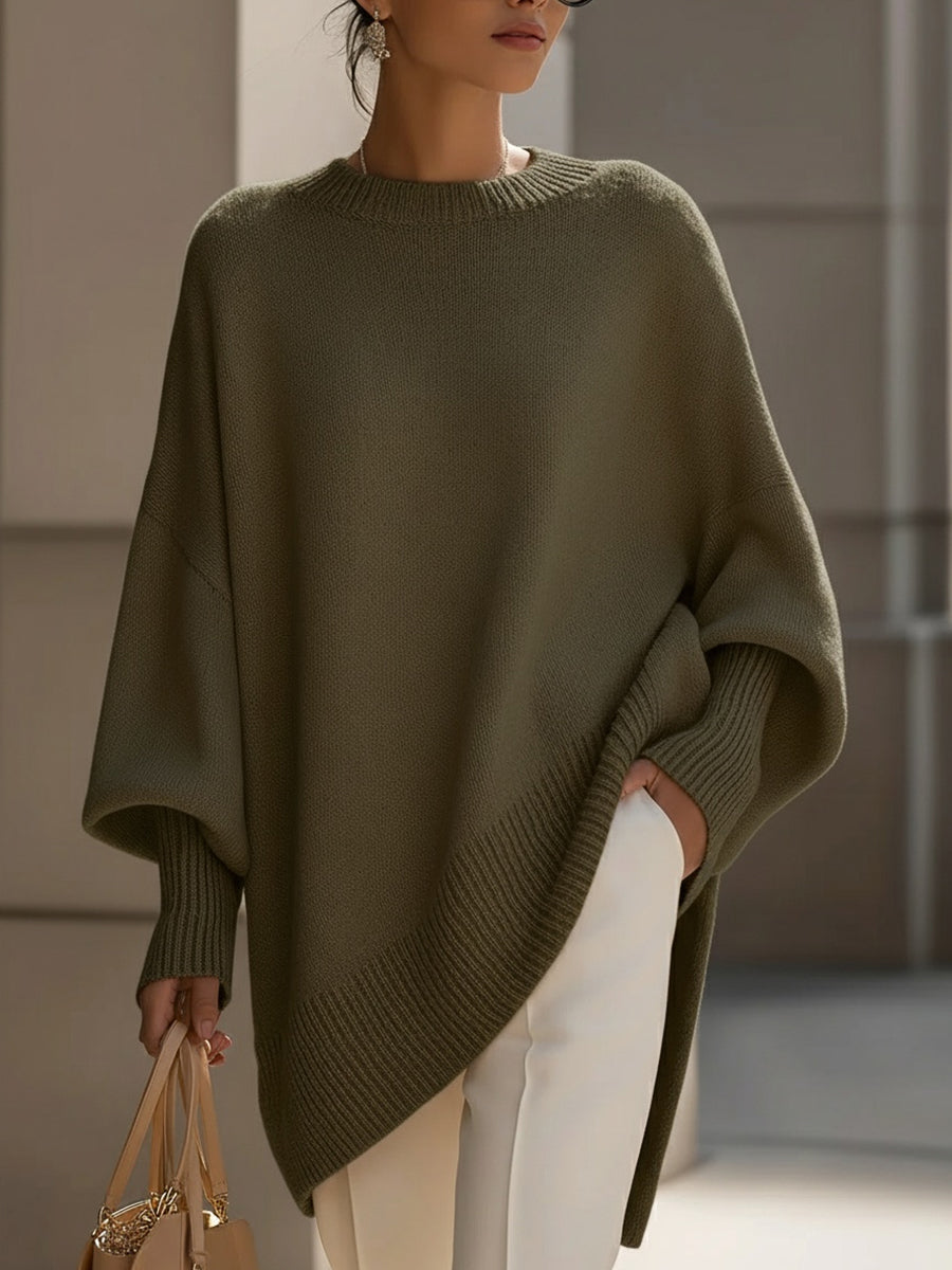Isolde | Suéter de Punto Oversize Drapeado