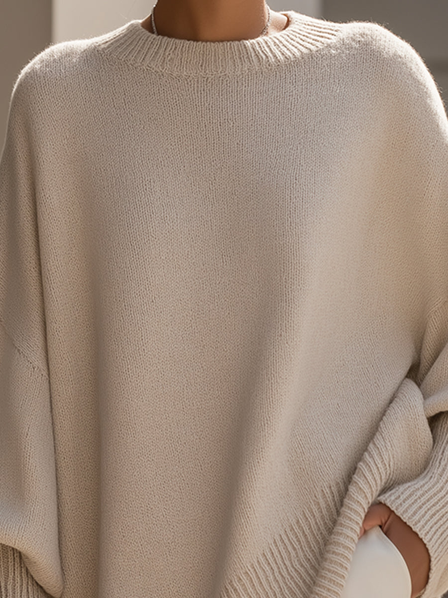 Isolde | Suéter de Punto Oversize Drapeado