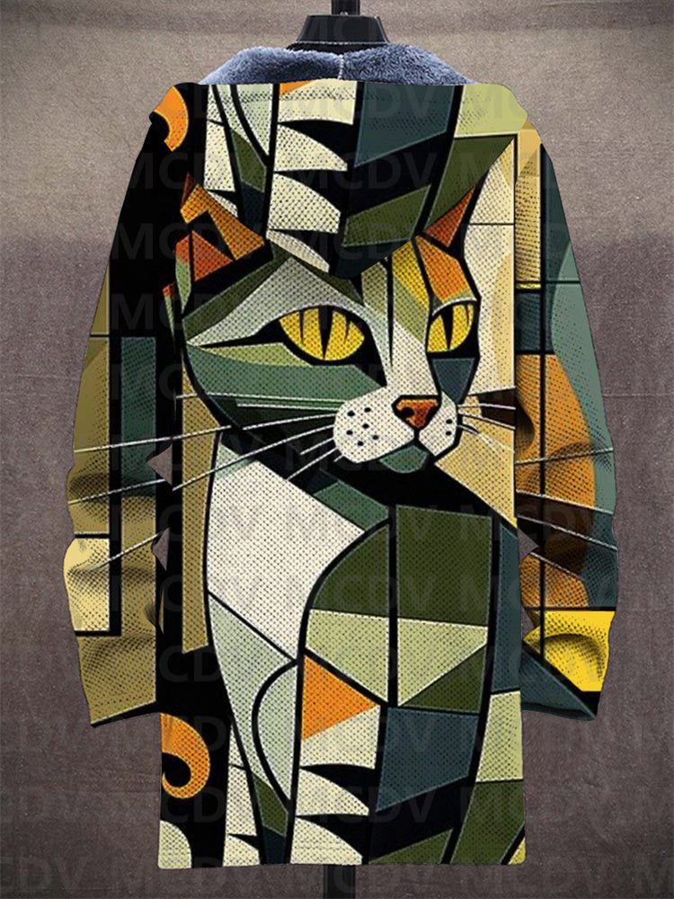 Preston | Chamarra con capucha de estampado artístico