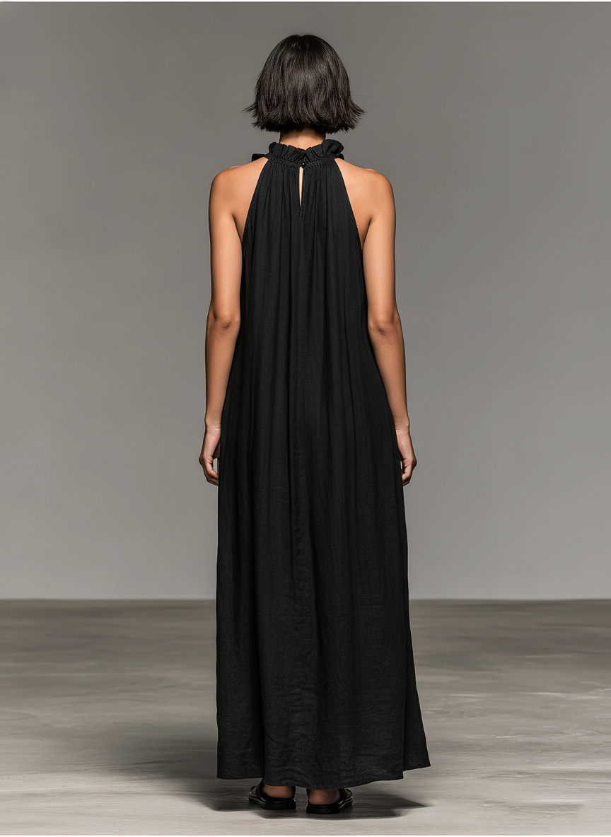 Lora | Vestido Maxi con Bolsillos