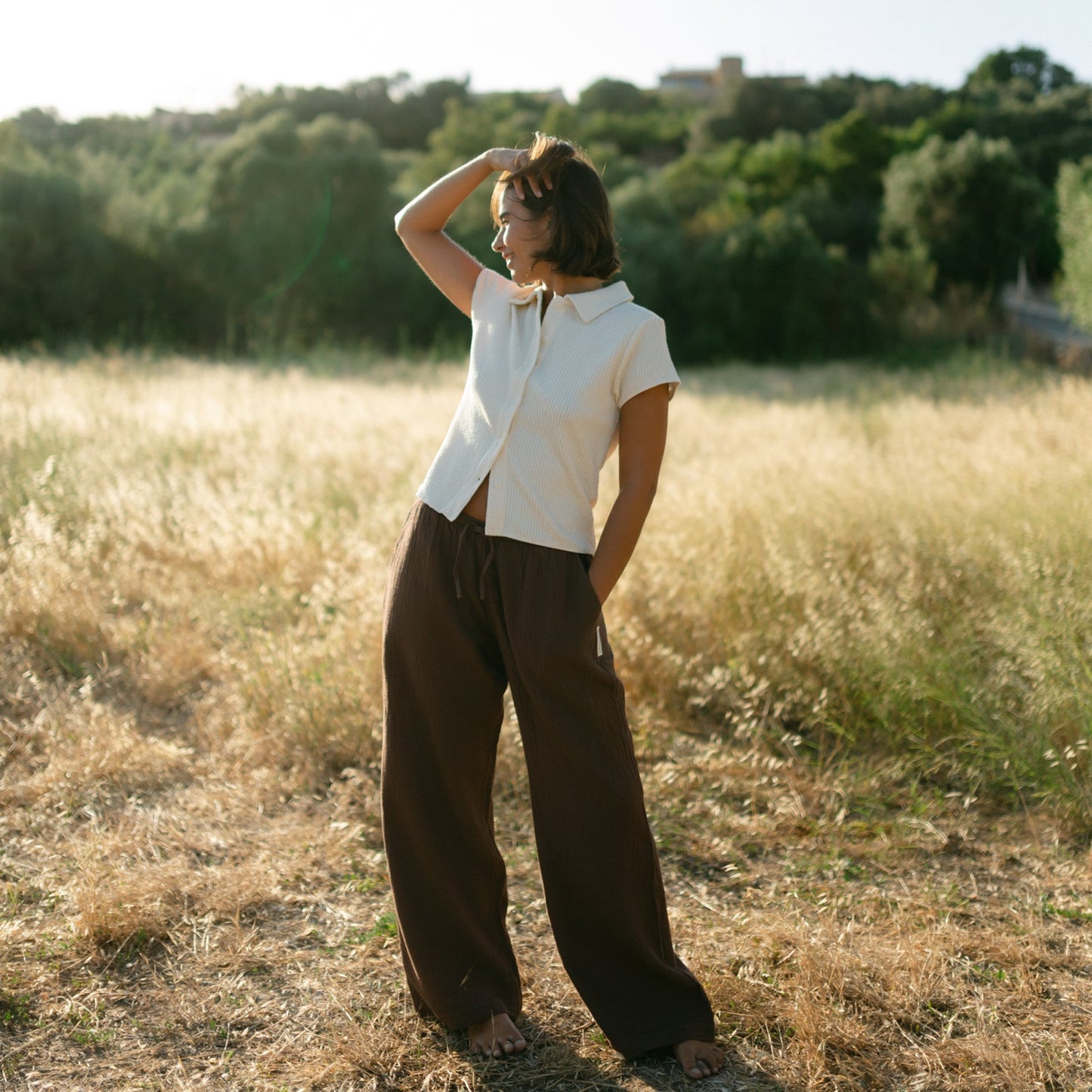 Pantalón de muselina Lora