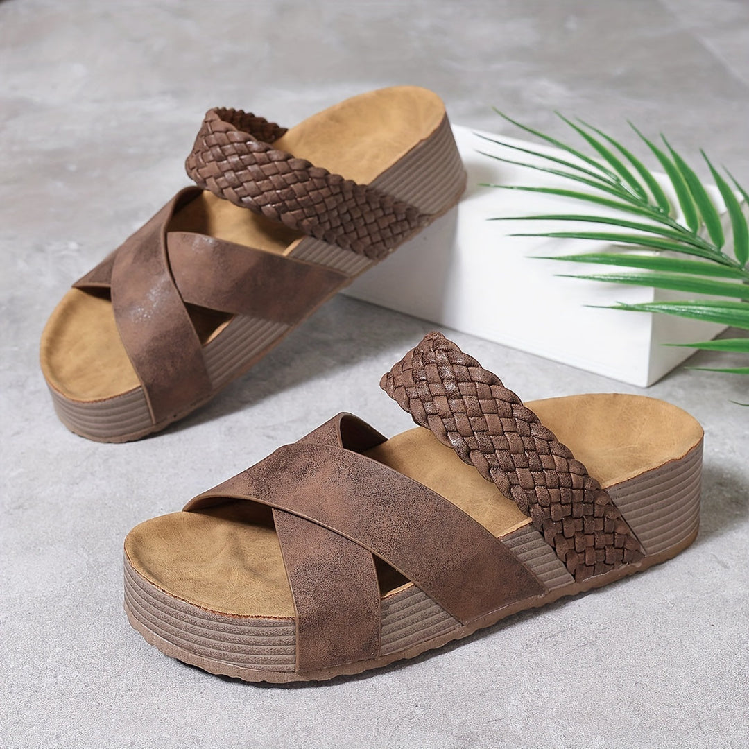 Sandalias Elegancia Trenzada