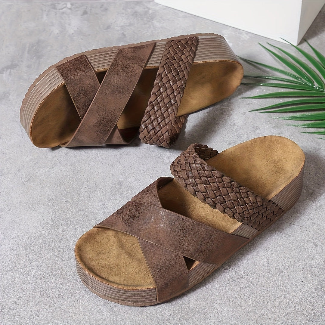 Sandalias Elegancia Trenzada