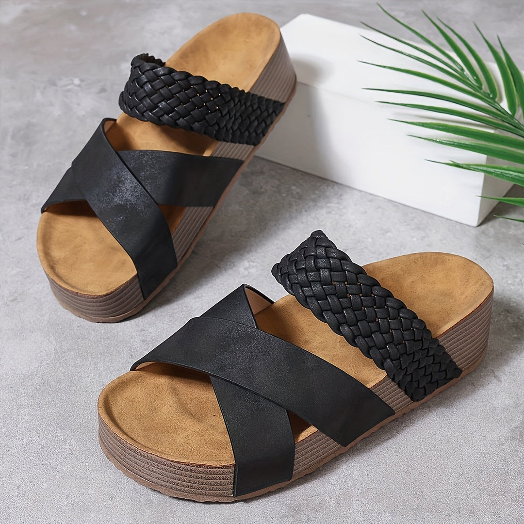 Sandalias Elegancia Trenzada
