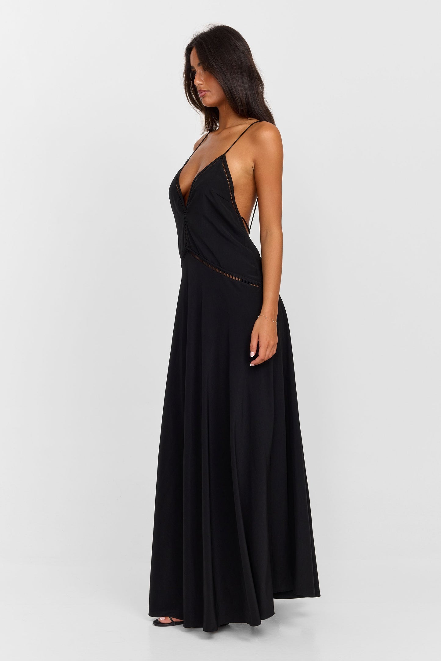 Vestido Largo Posey Negro