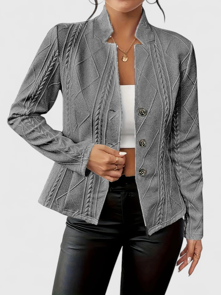 Francine | Blazer Entallado Texturizado