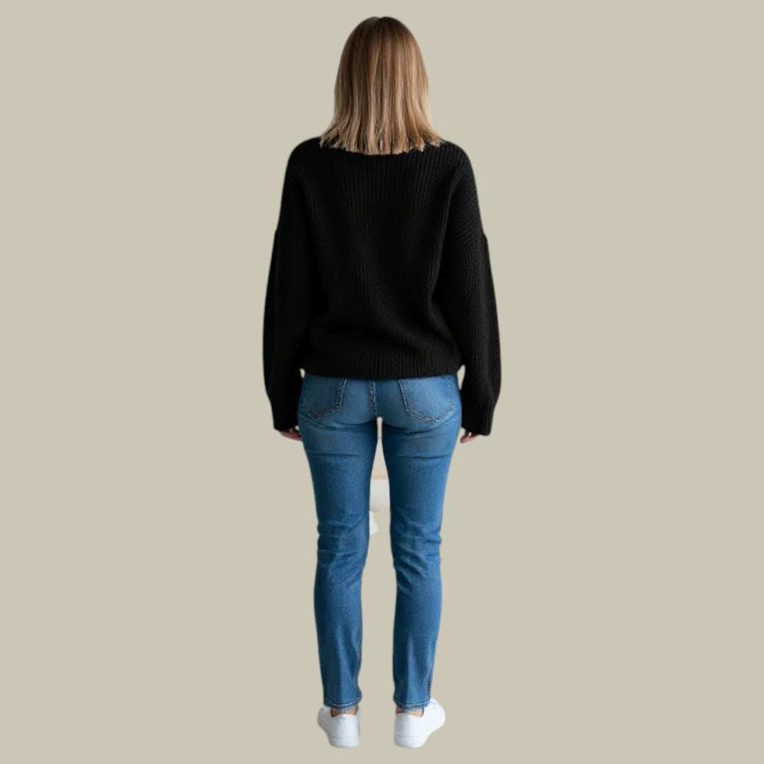 Esme | Suéter de Cuello de Tortuga Holgado
