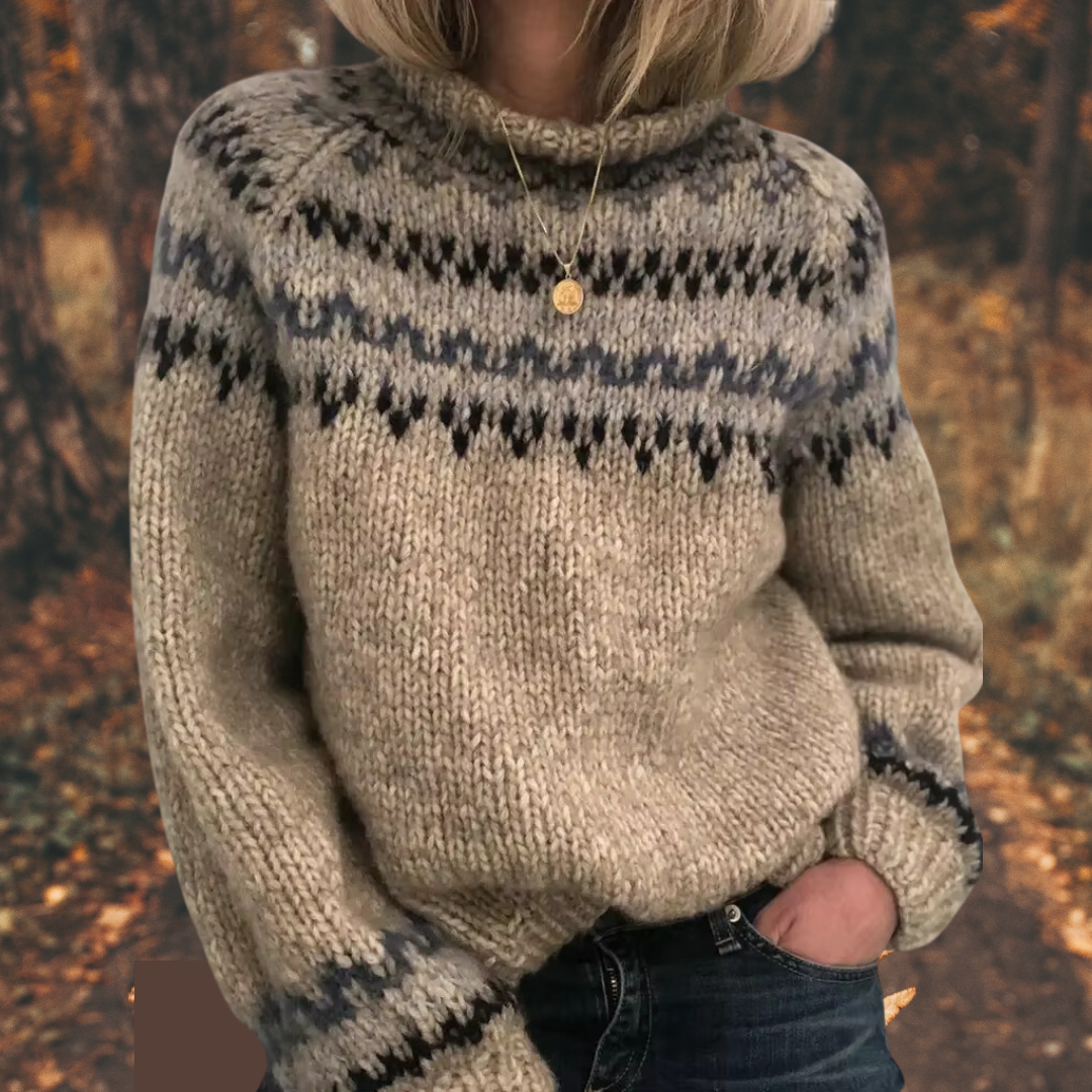 Astrid™ | Suéter Tejido Nórdico para Mujer