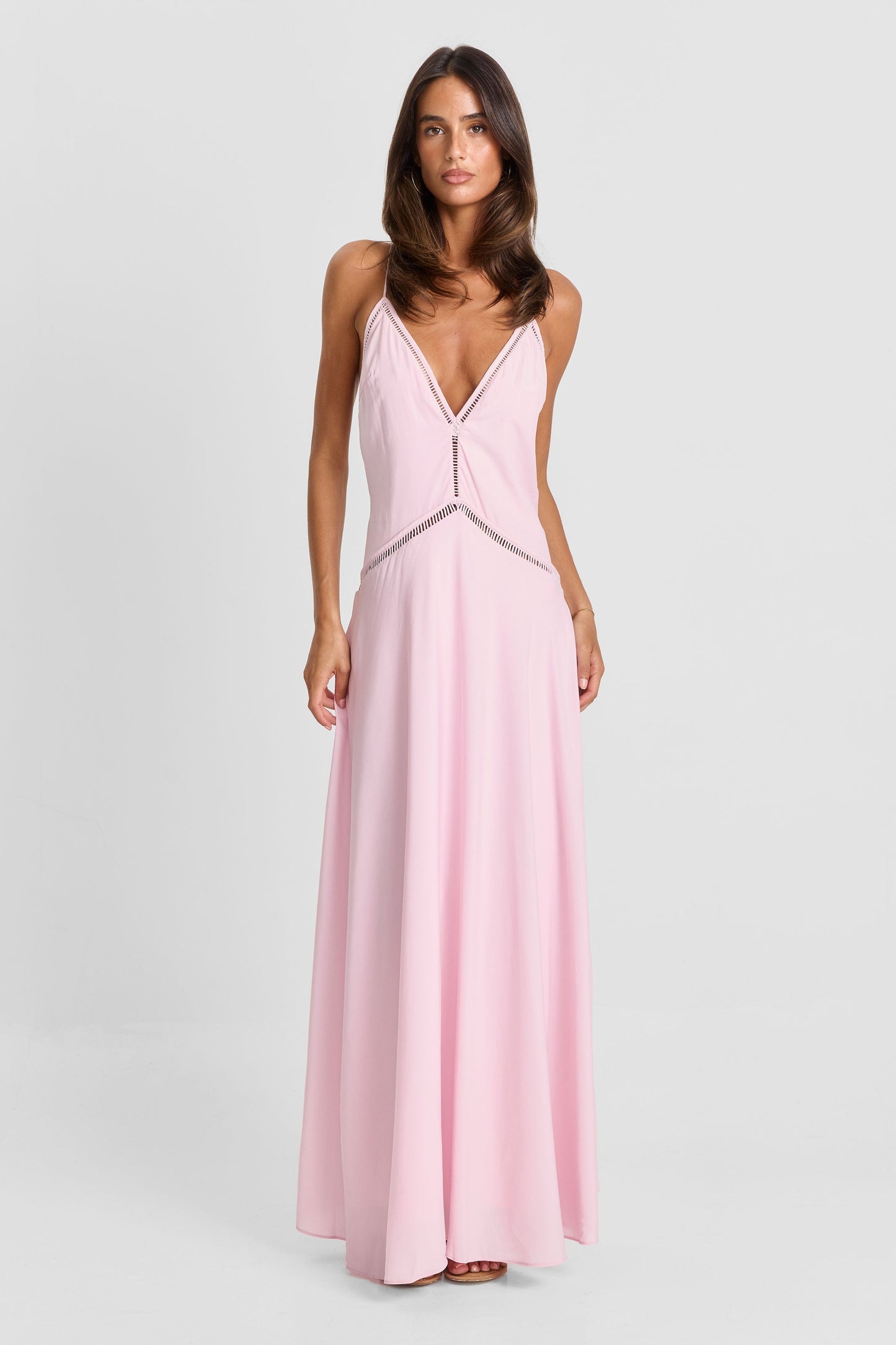 Vestido Largo Posey Rosa