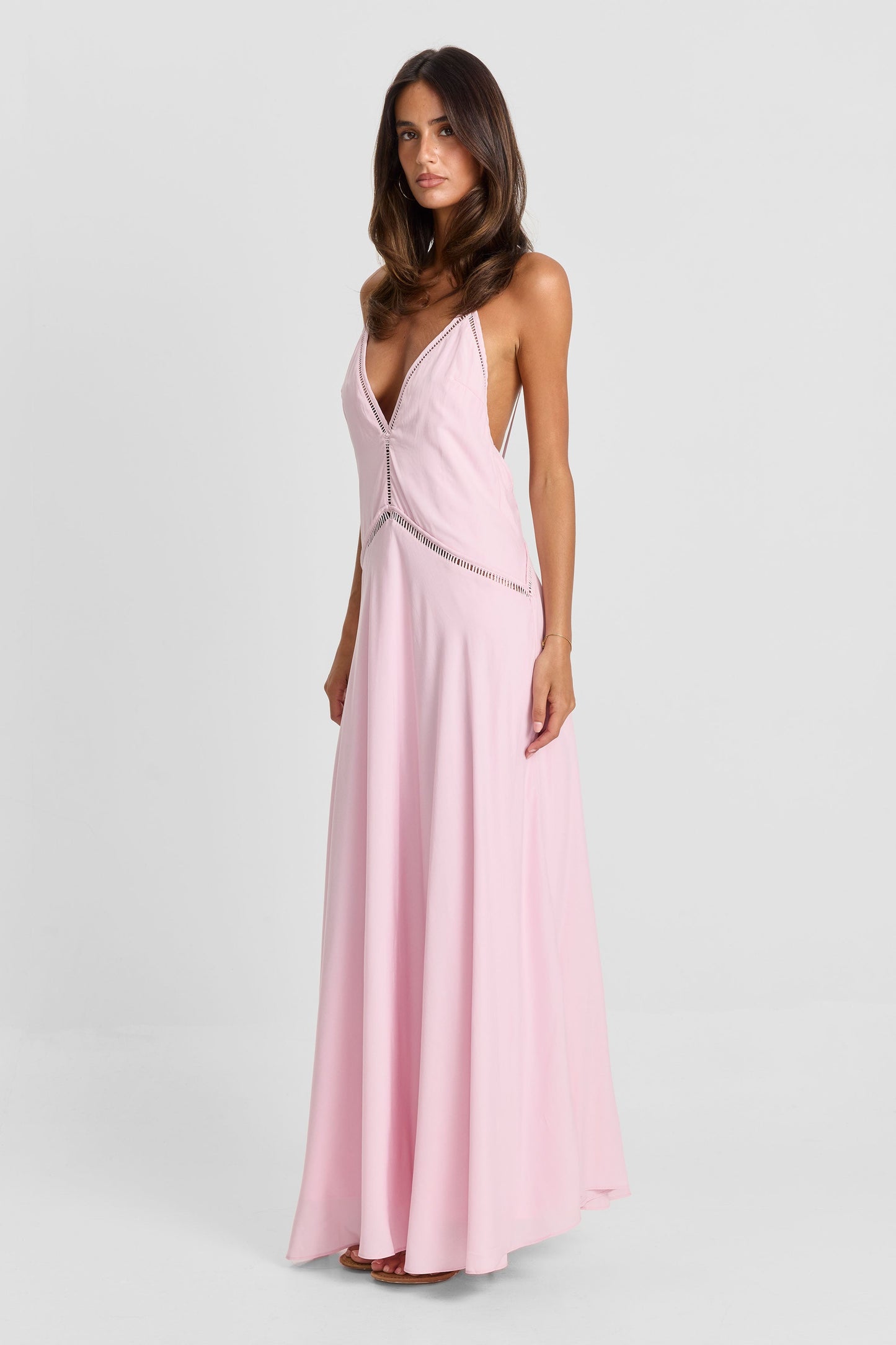 Vestido Largo Posey Rosa