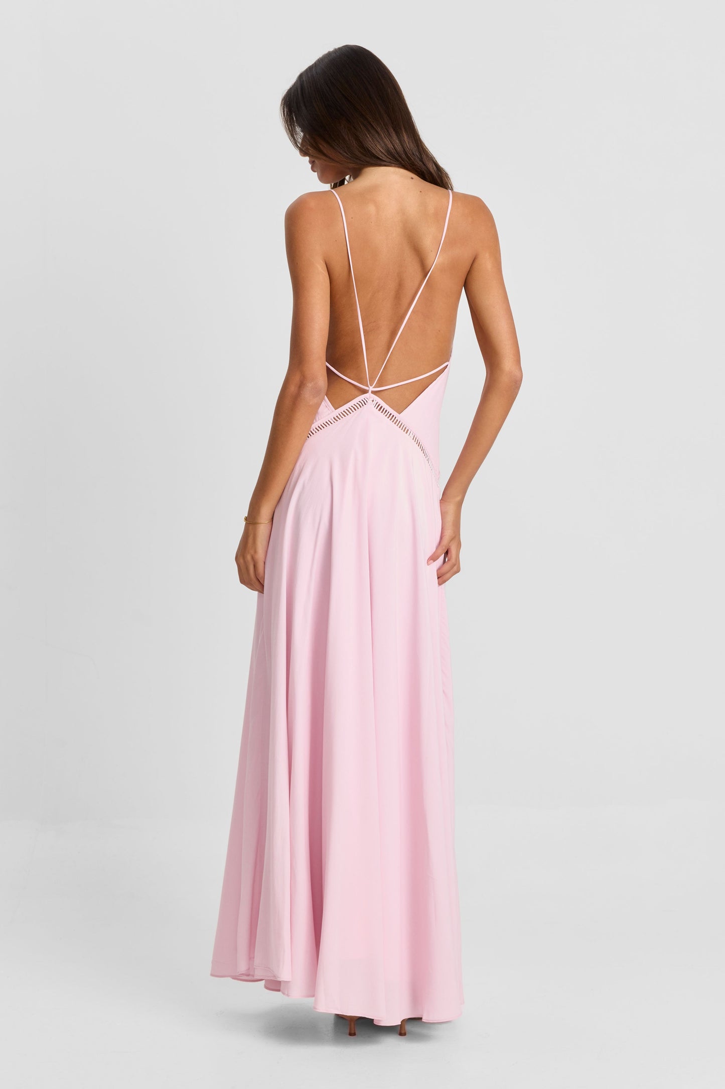 Vestido Largo Posey Rosa