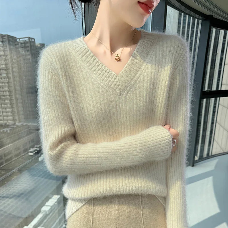ROSALIE™ Tejido Suave Cuello en V