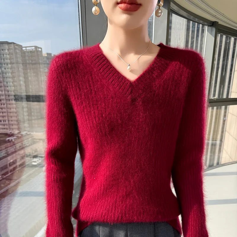 ROSALIE™ Tejido Suave Cuello en V