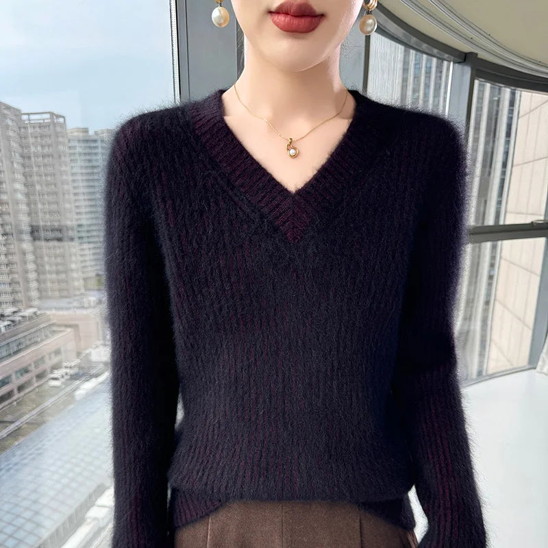 ROSALIE™ Tejido Suave Cuello en V