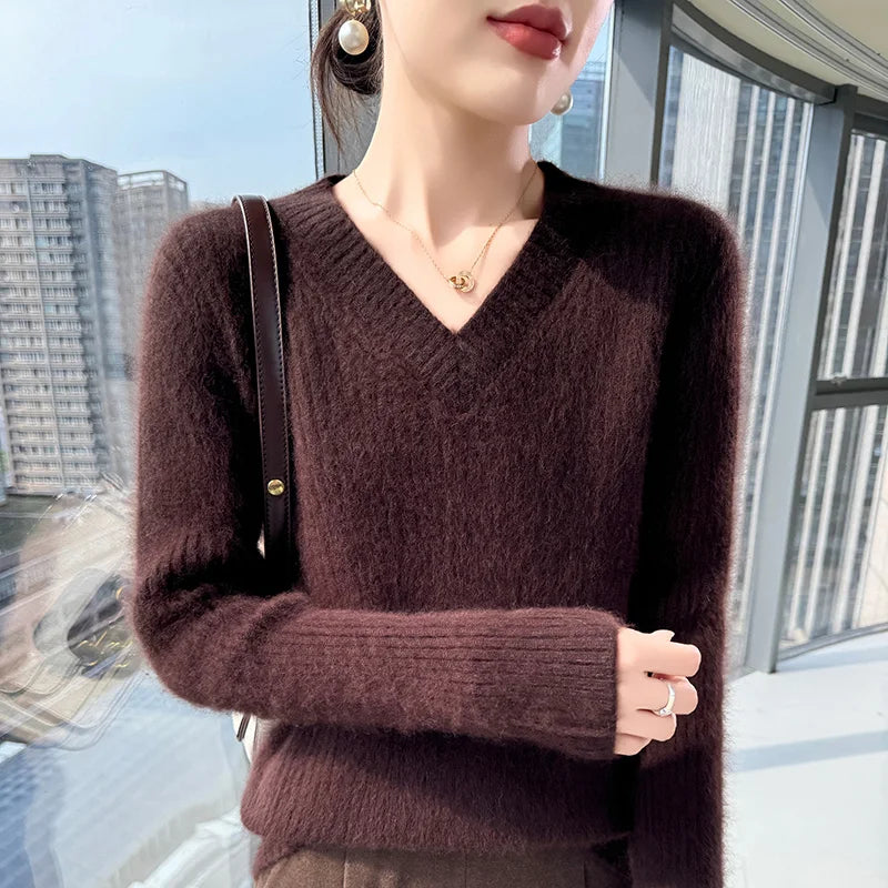 ROSALIE™ Tejido Suave Cuello en V