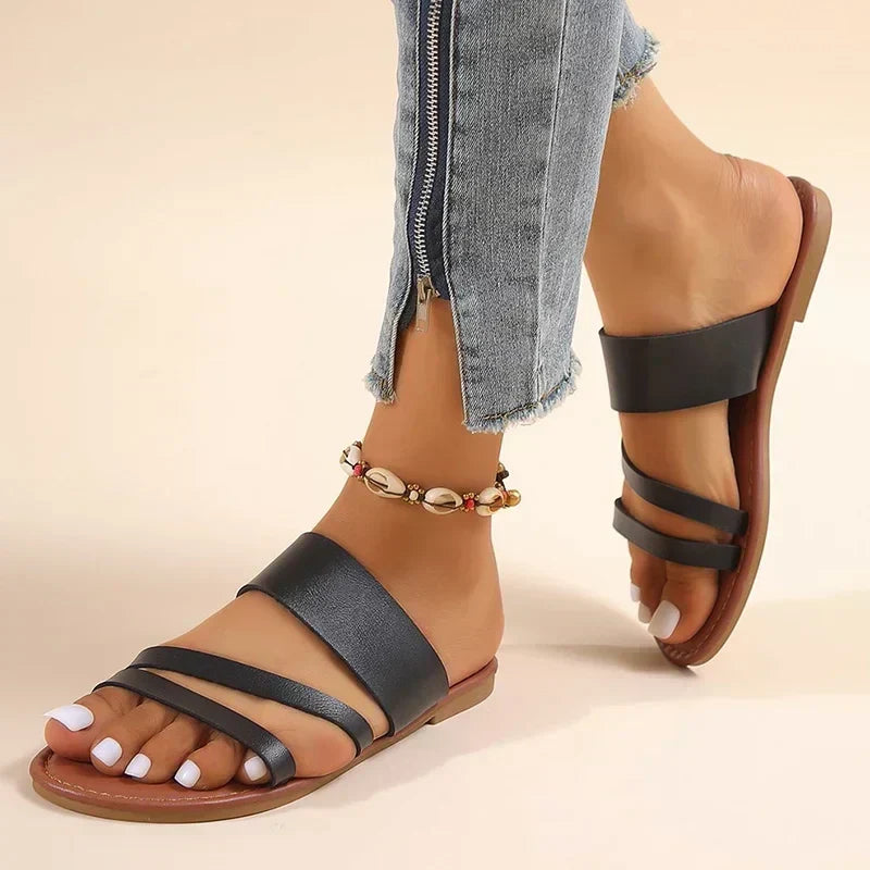 Sandalias Planas Casuales y Confortables