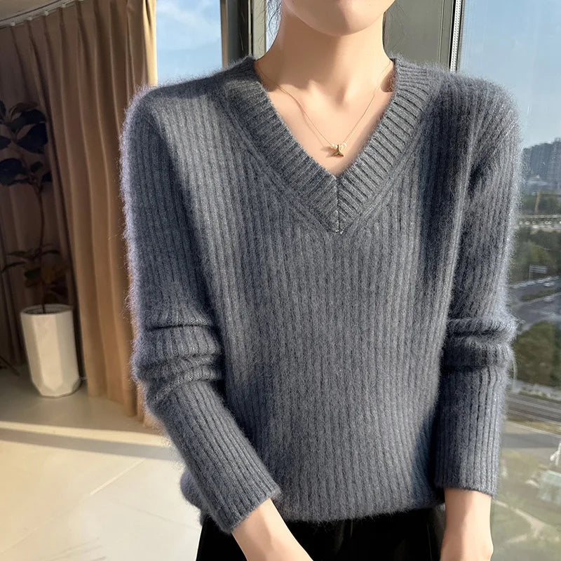 ROSALIE™ Tejido Suave Cuello en V