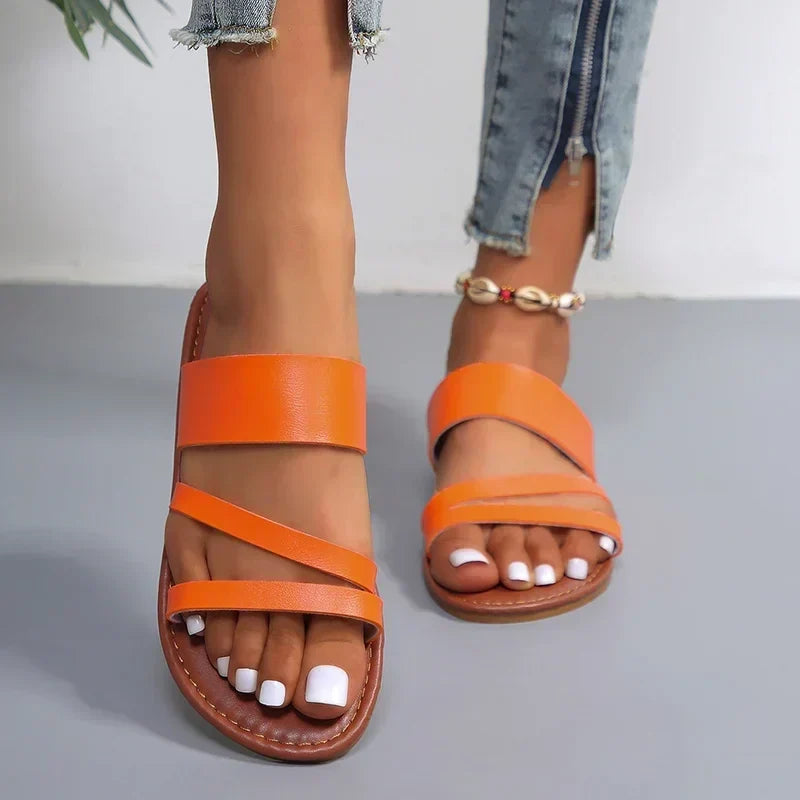 Sandalias Planas Casuales y Confortables