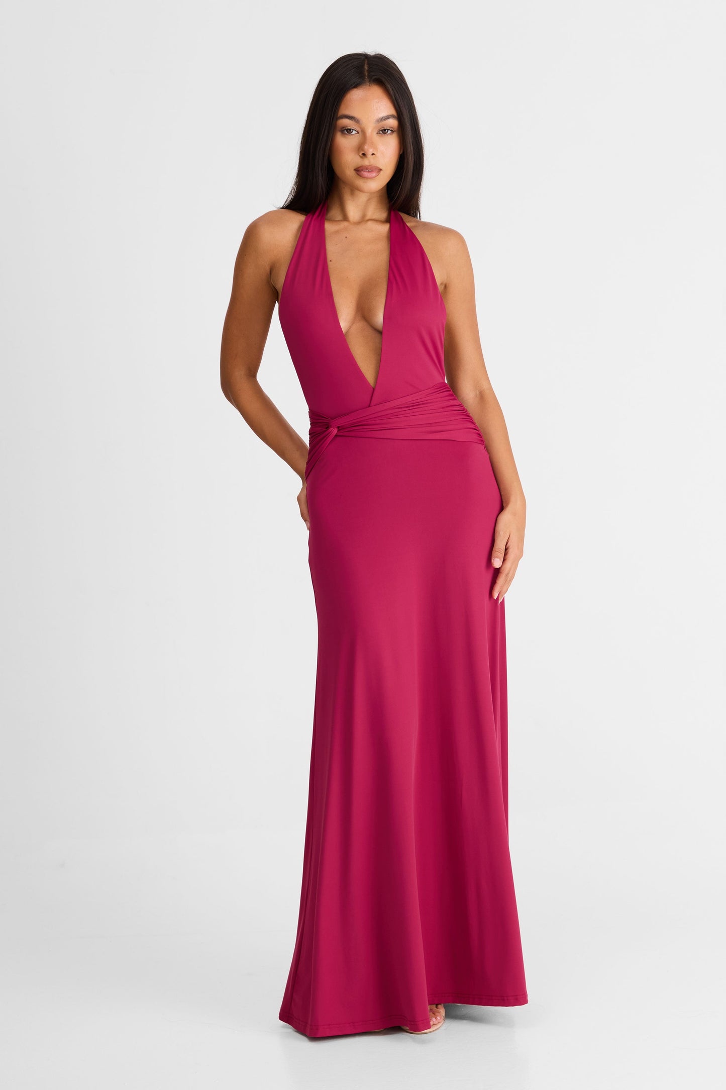 Vestido Largo Antoinette Vino
