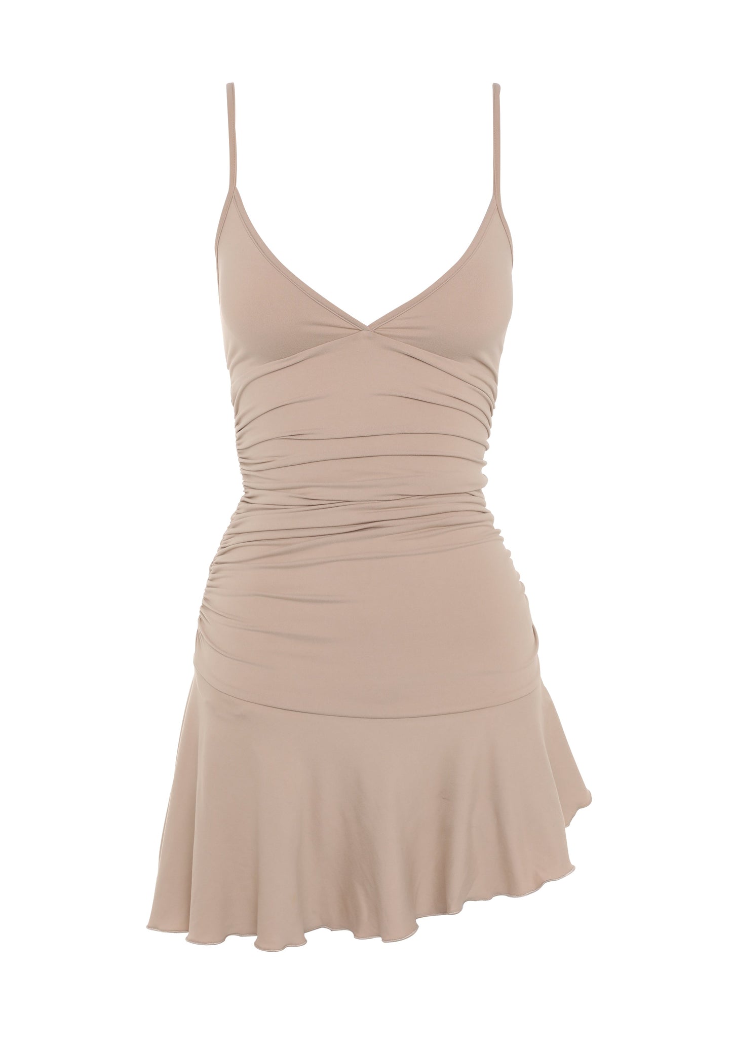 Vestido Corto Nellie Bronceado