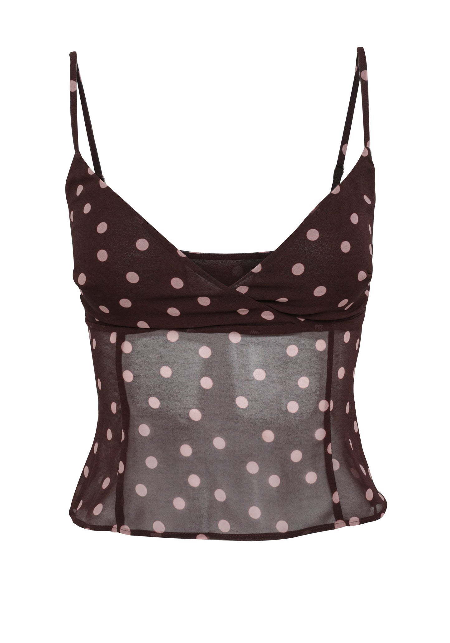 Camisola Tilly Rosa Con Lunares