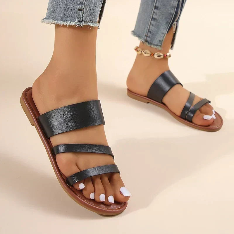 Sandalias Planas Casuales y Confortables