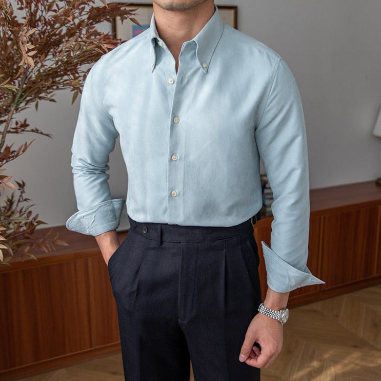 Camisa "Amalfi" de Cuello Puntiagudo