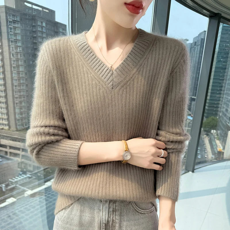ROSALIE™ Tejido Suave Cuello en V