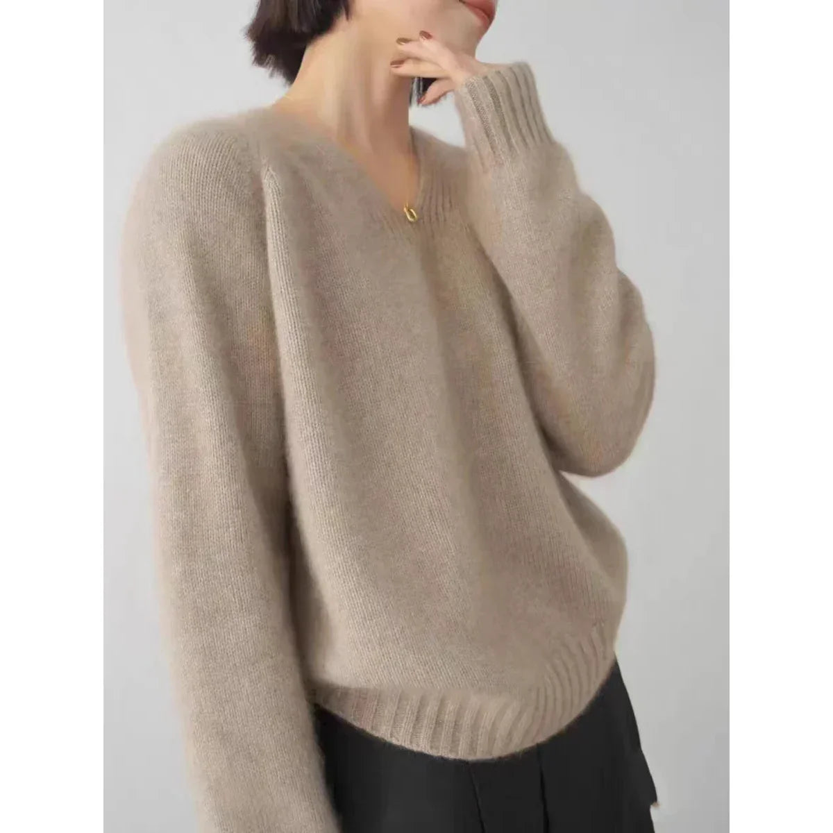 CELINE™ Tejido Elegante en V