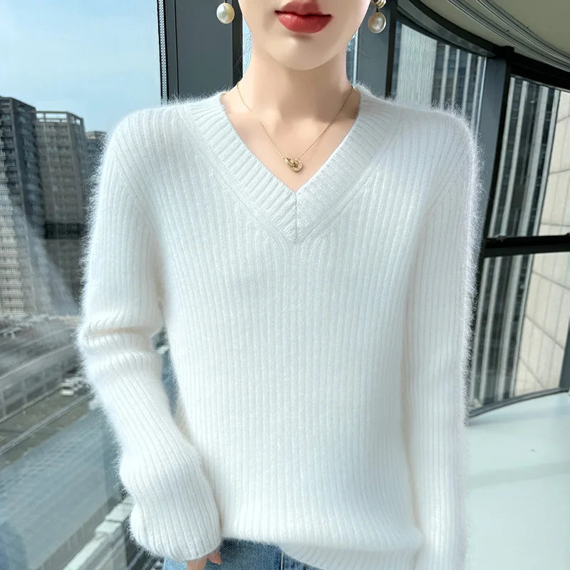 ROSALIE™ Tejido Suave Cuello en V